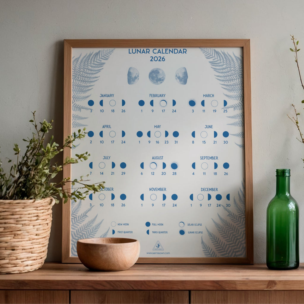2026 Lunar Calendar: Fern (11x14)
