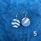 Cyanotype Circle Earrings image 6