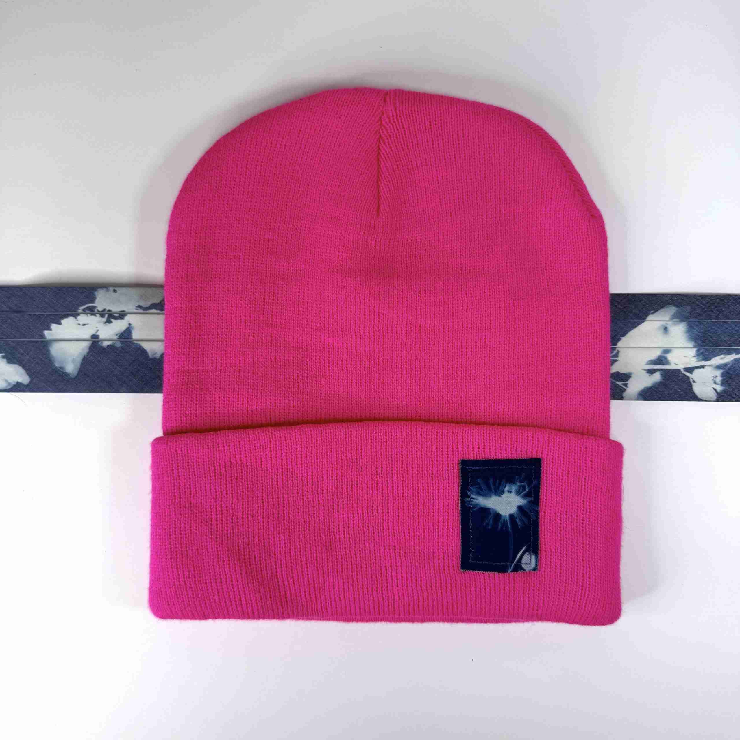 Pink Beanie: Wildflower 04 image 0