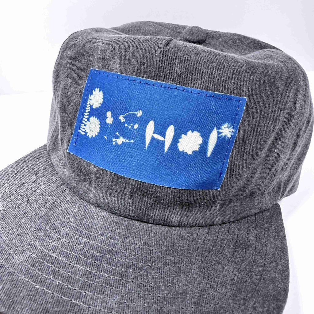 "Bishop" Washed Cotton Hat: Slate Gray image 0