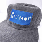 "Bishop" Washed Cotton Hat: Slate Gray image 0