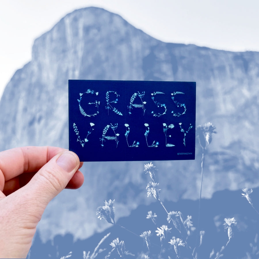 Sticker: GRASS VALLEY Flowers