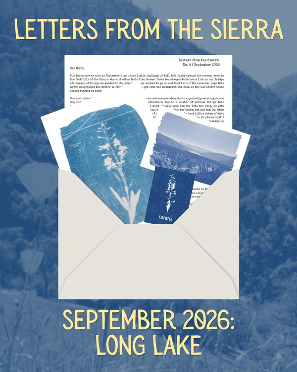 Letters from the Sierra: September 2026