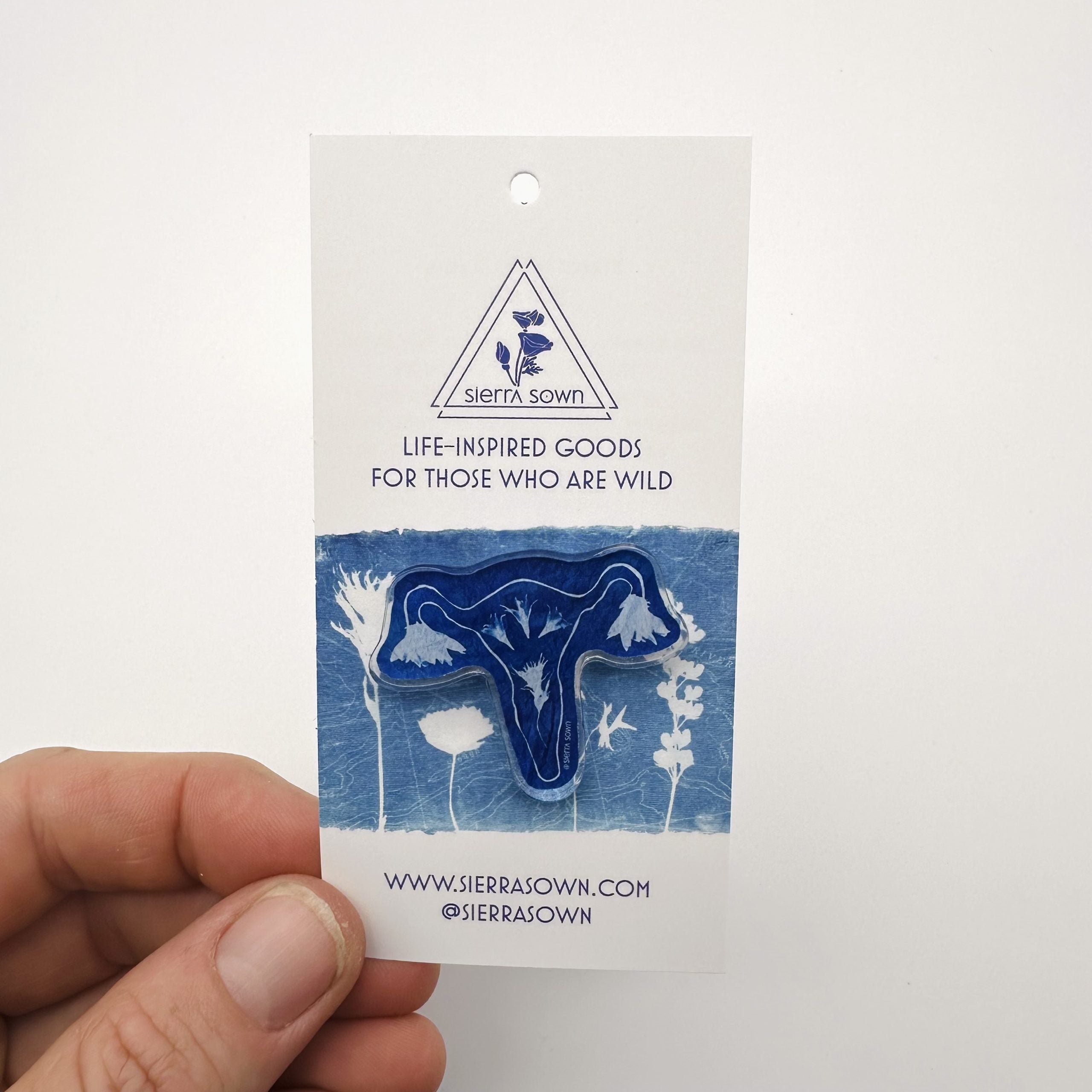 Acrylic Pin-Uterus image 3