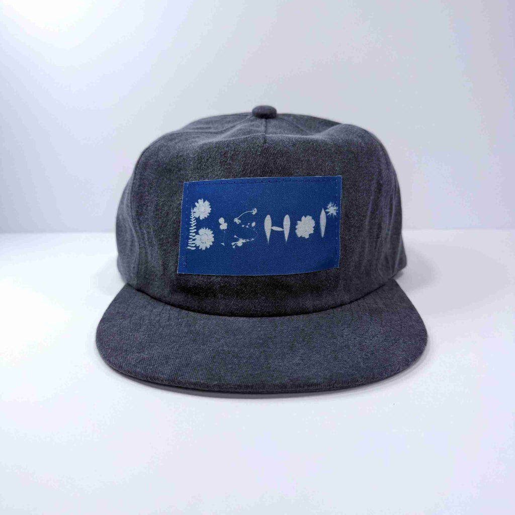 "Bishop" Washed Cotton Hat: Slate Gray image 1