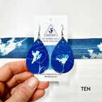 Cyanotype Teardrop Earrings image 21