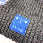Chunky Knit: Charcoal-Uterus image 1