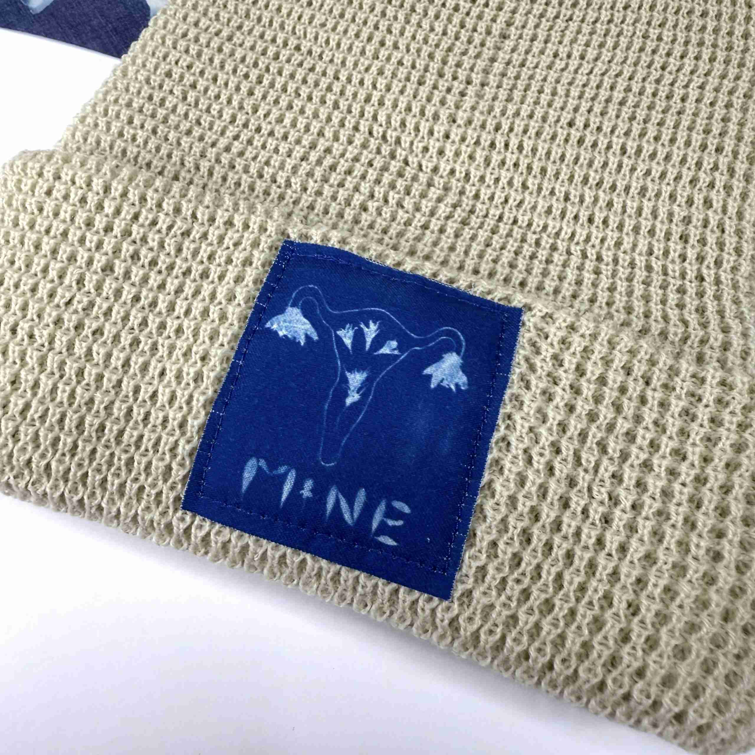 Waffle Knit: Cream: Uterus image 1