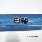 Cyanotype 12mm Stud Earrings image 28