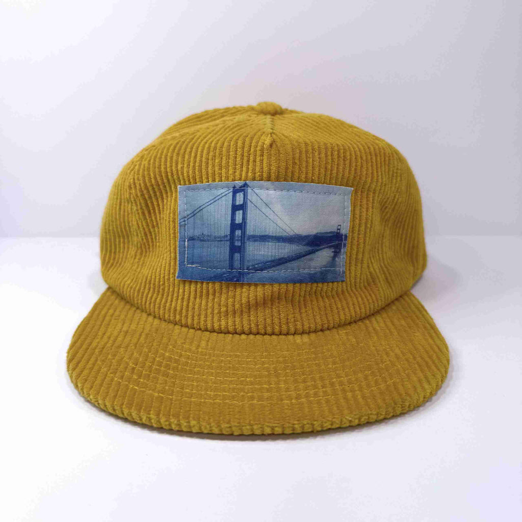 z. San Francisco Golden Gate Bridge: Corduroy Hat: Sun Gold image 1