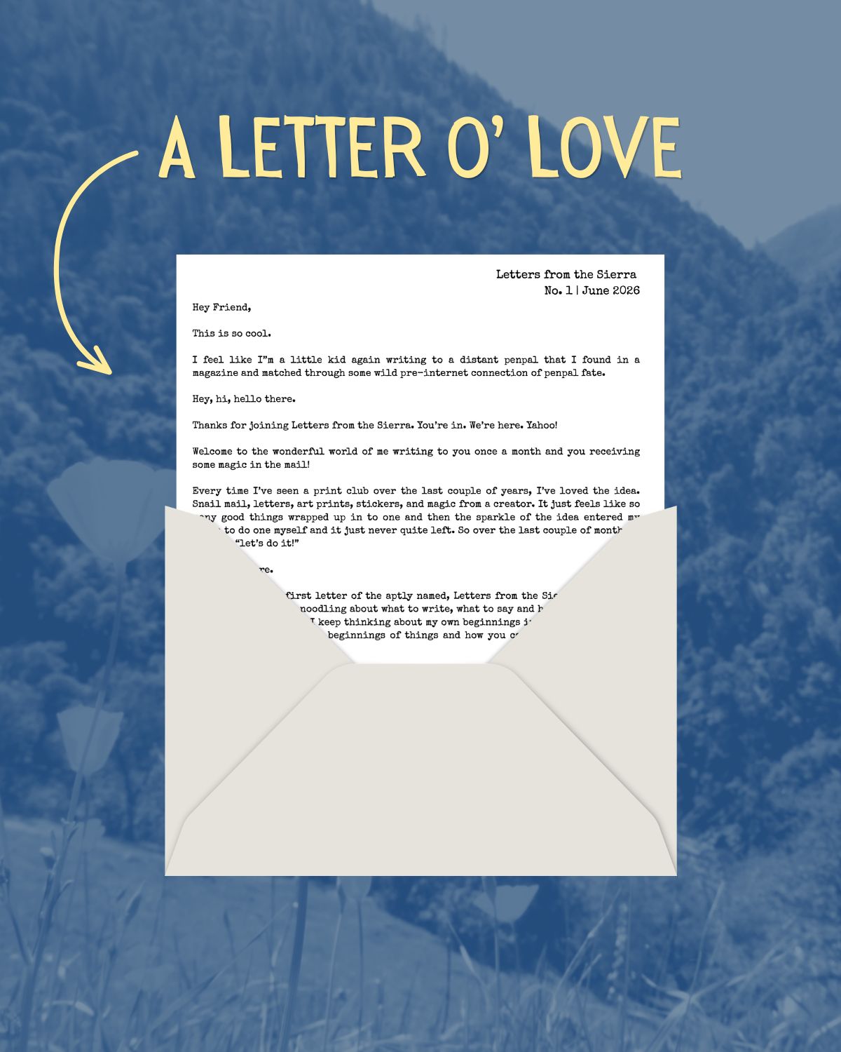 Letters from the Sierra: June 2026