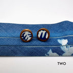 Cyanotype 12mm Stud Earrings image 4