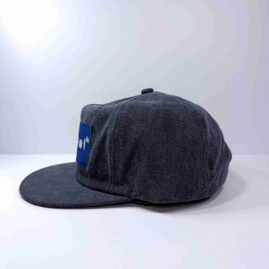 "Bishop" Washed Cotton Hat: Slate Gray image 2