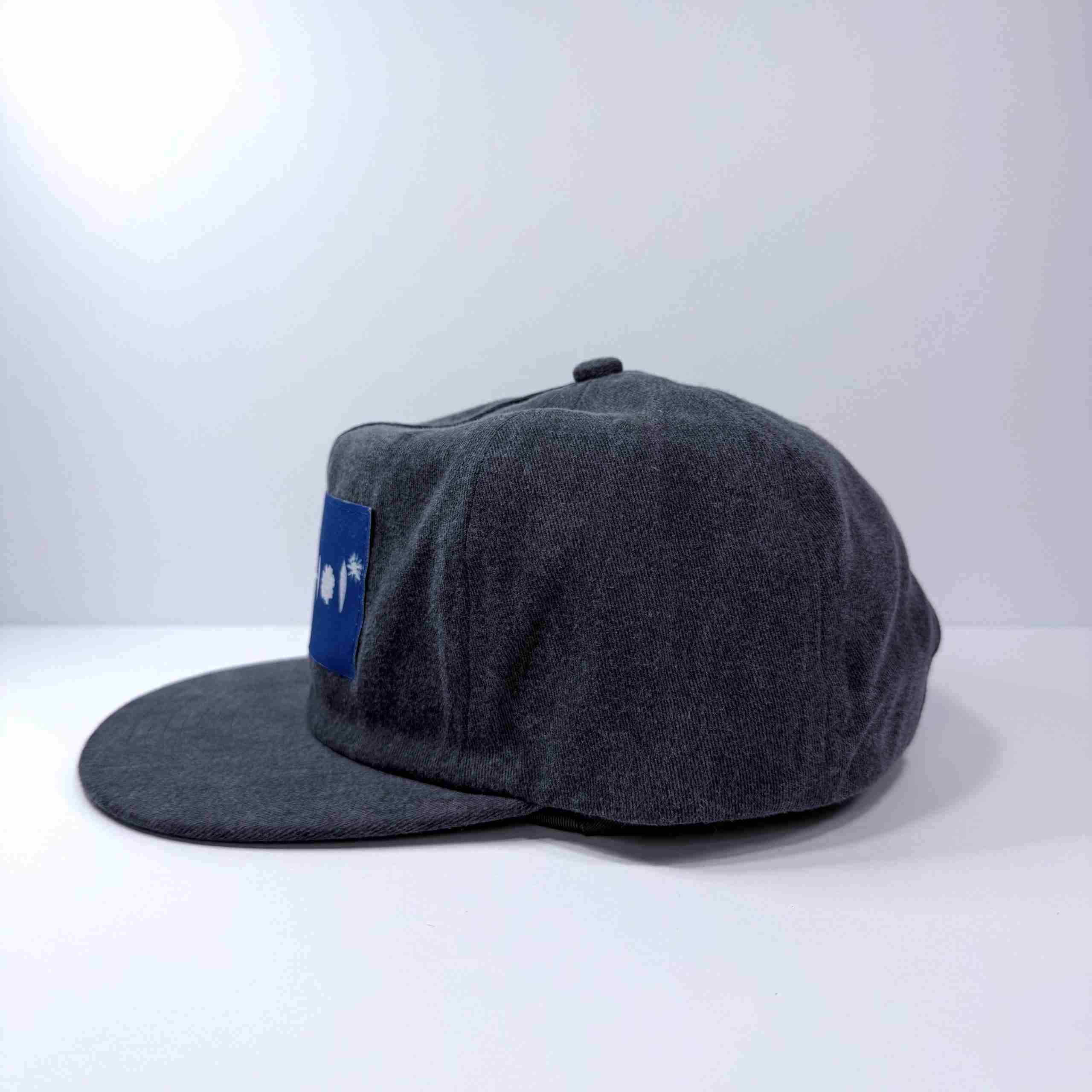 "Bishop" Washed Cotton Hat: Slate Gray image 2