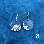 Cyanotype Circle Earrings image 9