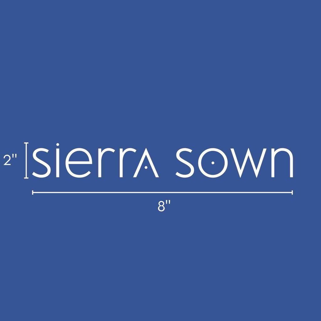 Sticker: Vinyl Sierra Sown Long Logo image 1