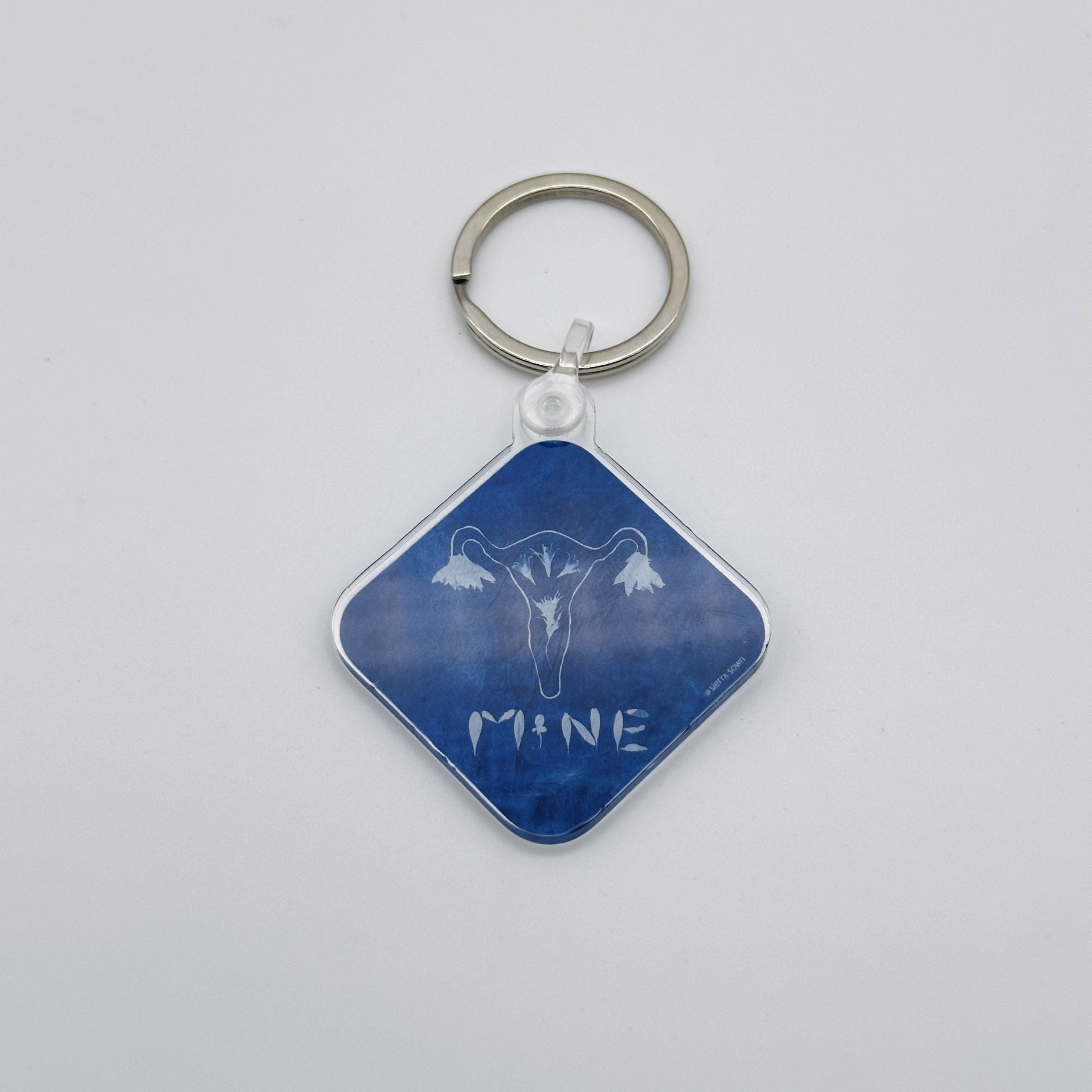Keychain-Uterus "Mine" image 0