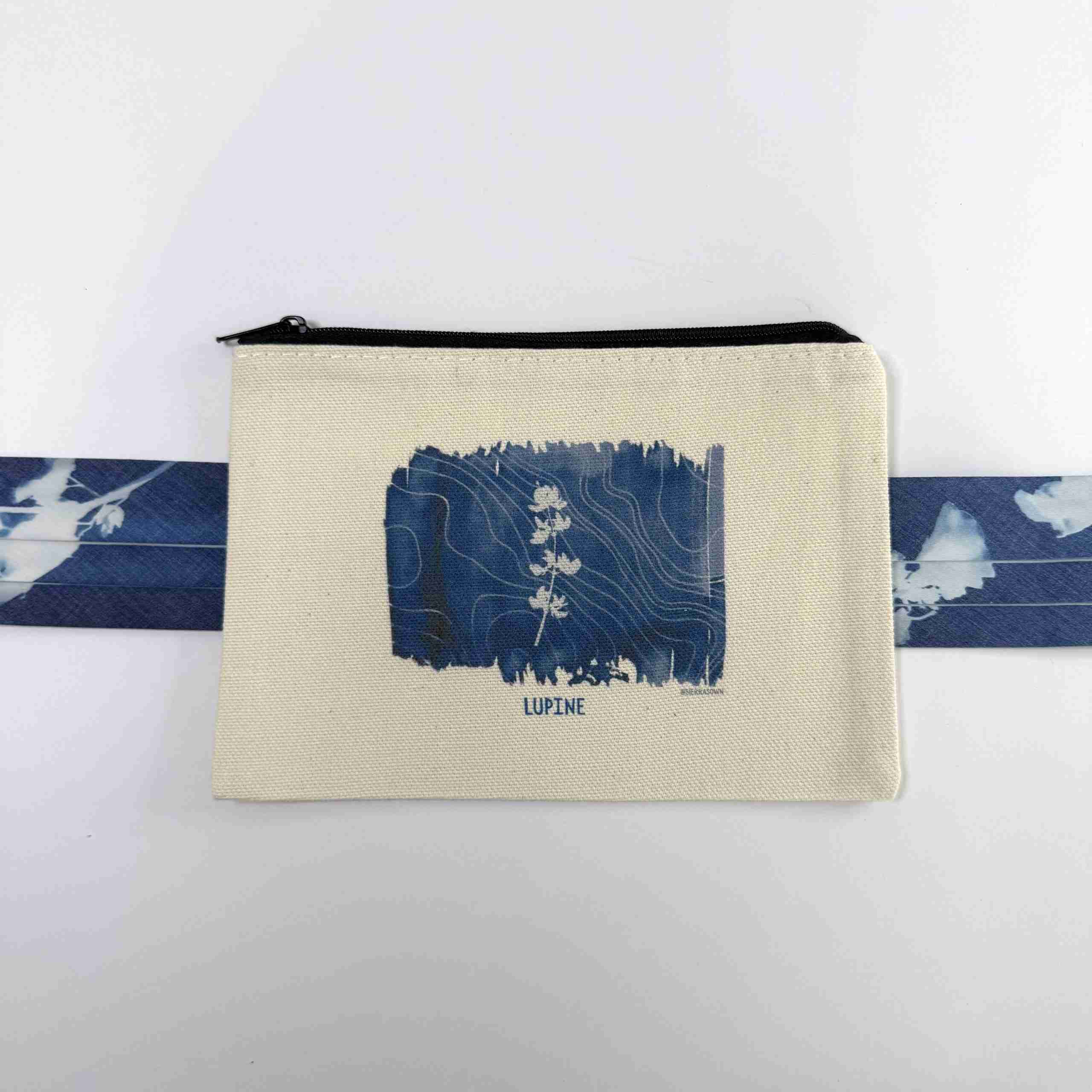 Zipper Pouch: Lupine image 0