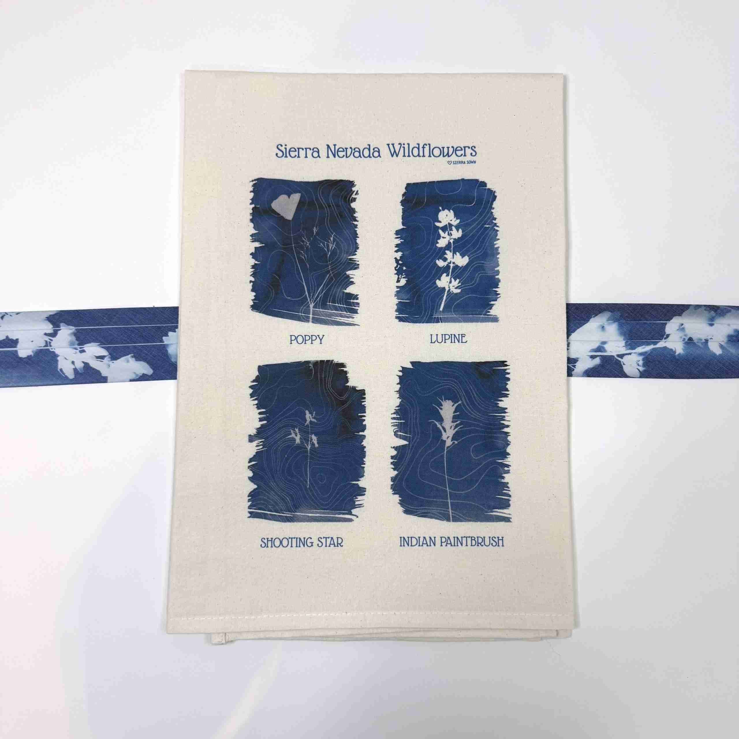 Tea Towel: Sierra Nevada Wildflowers image 0