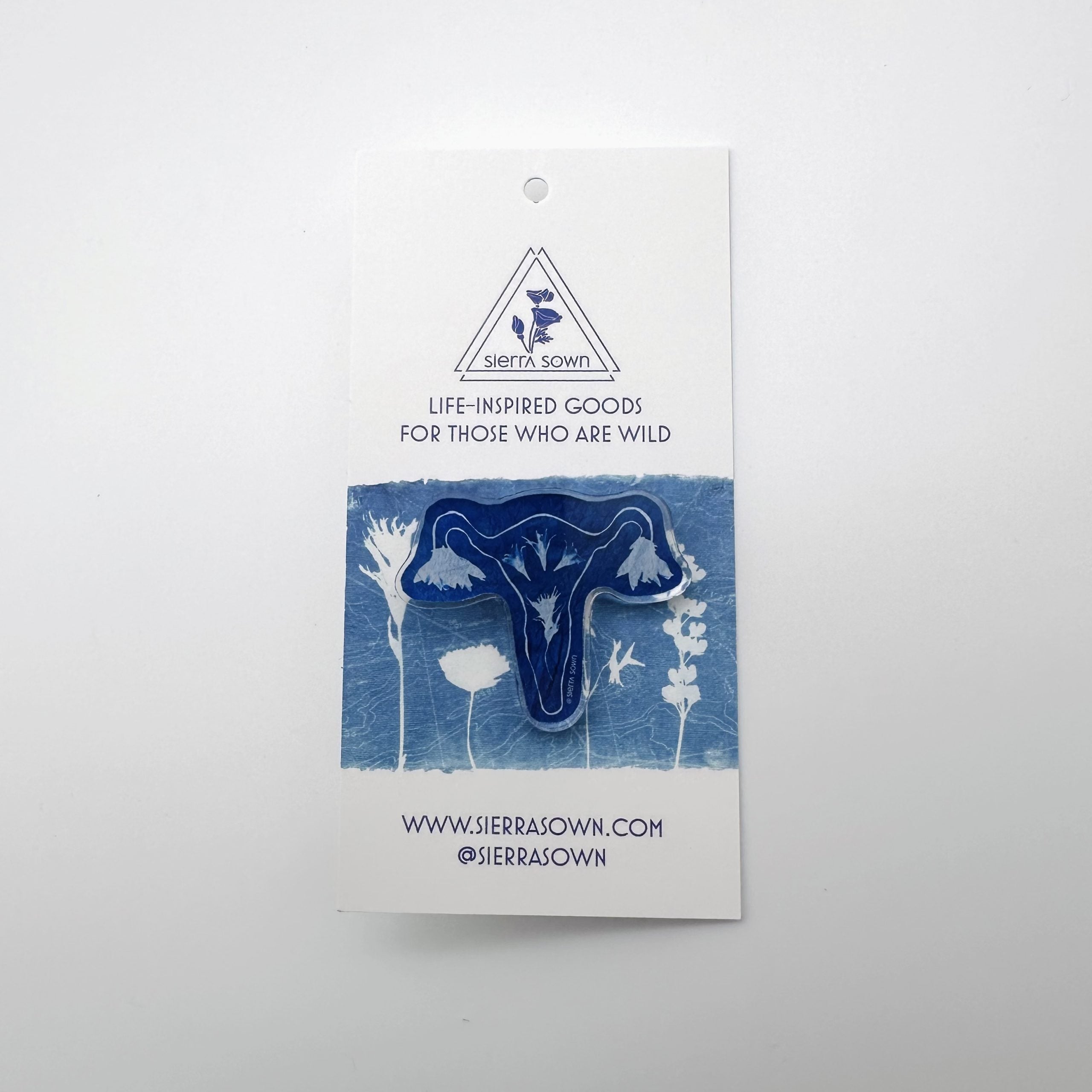Acrylic Pin-Uterus image 2