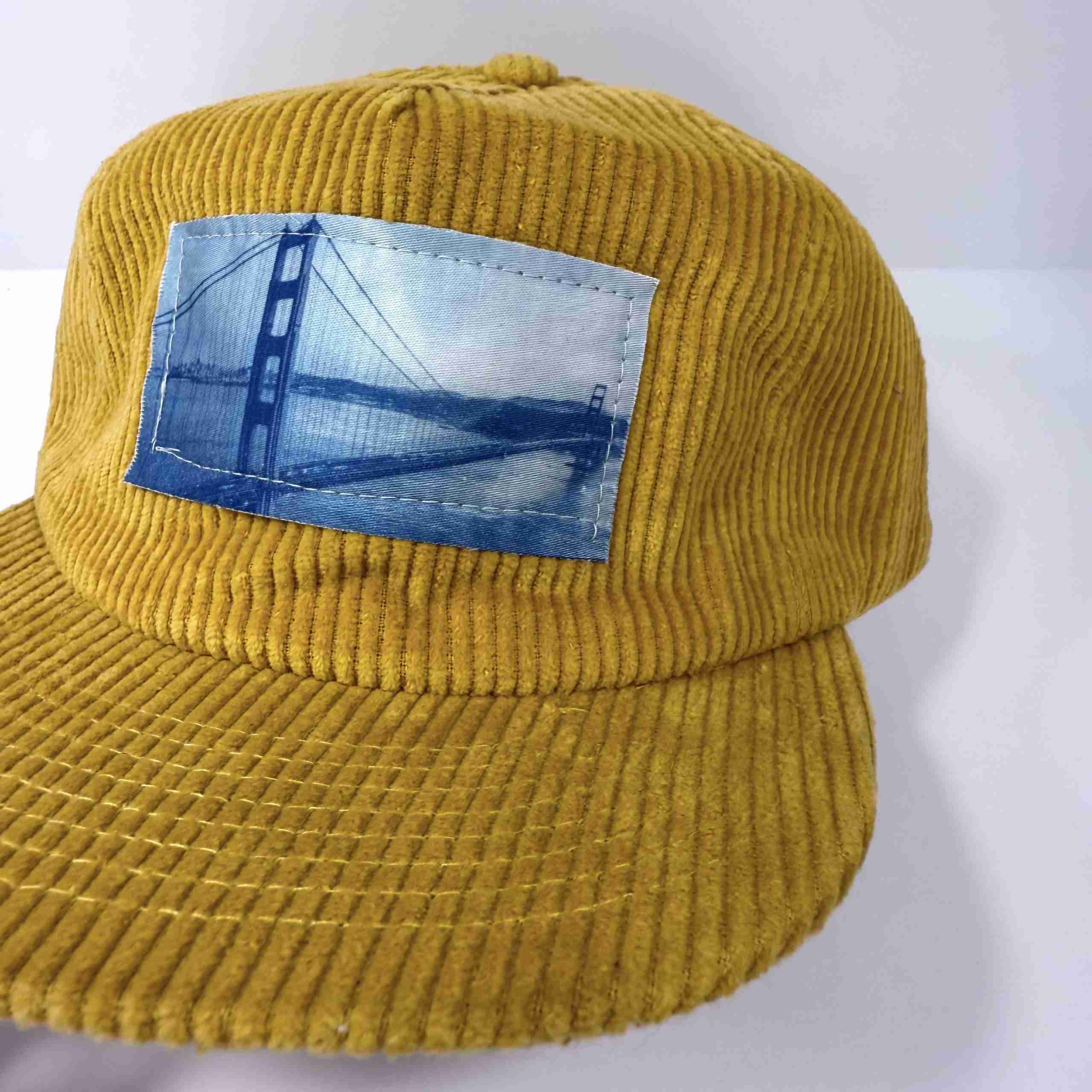 z. San Francisco Golden Gate Bridge: Corduroy Hat: Sun Gold image 0