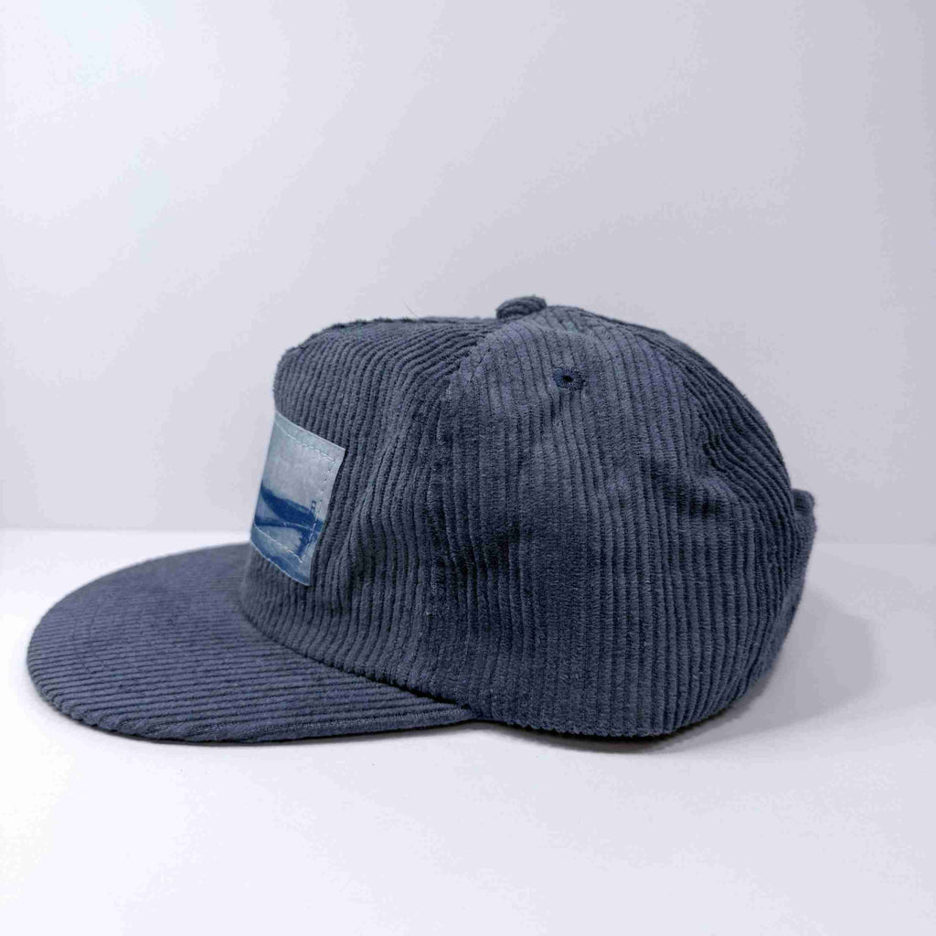 z. San Francisco Golden Gate Bridge: Corduroy Hat: Blue image 2