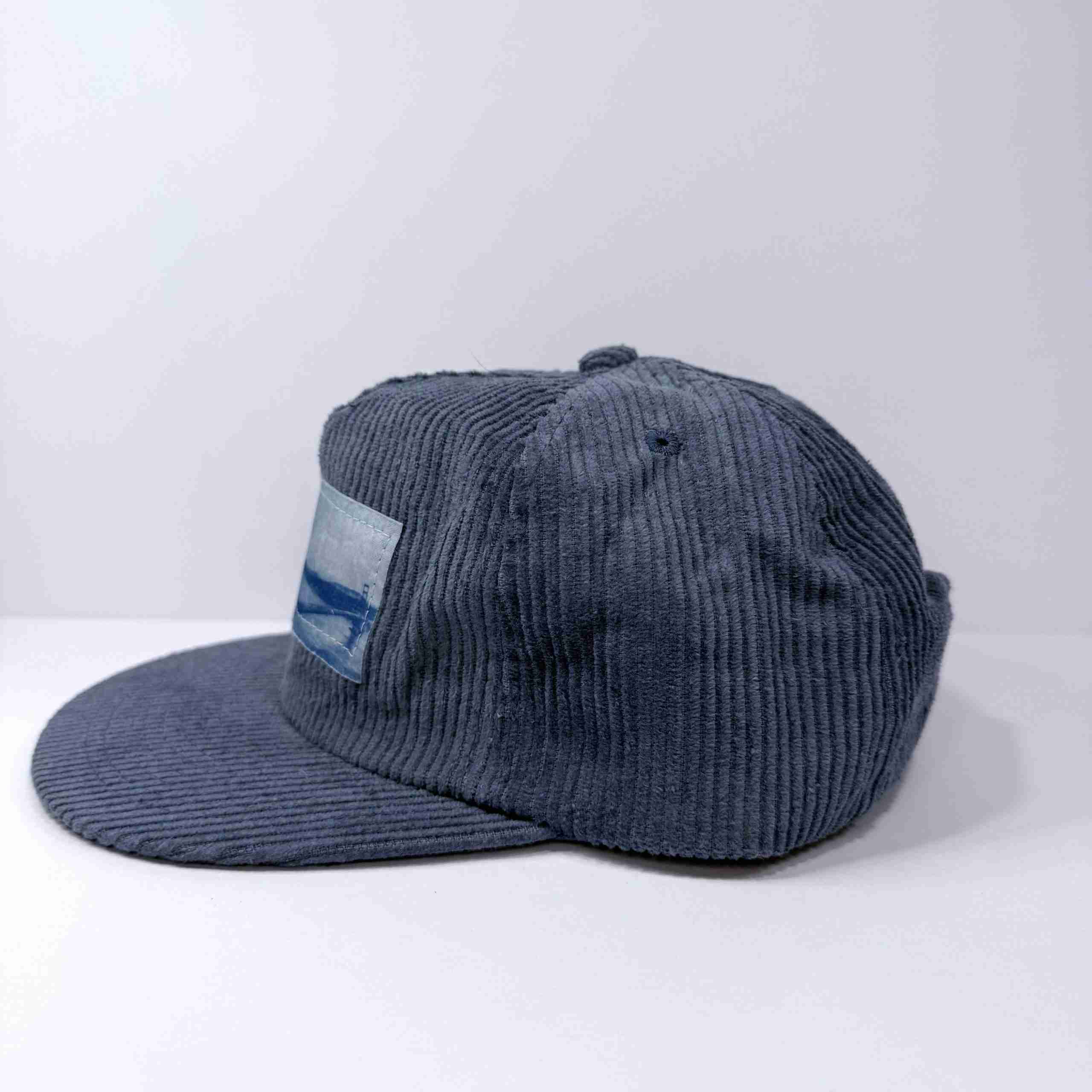 z. San Francisco Golden Gate Bridge: Corduroy Hat: Blue image 2
