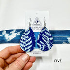Cyanotype Teardrop Earrings image 11