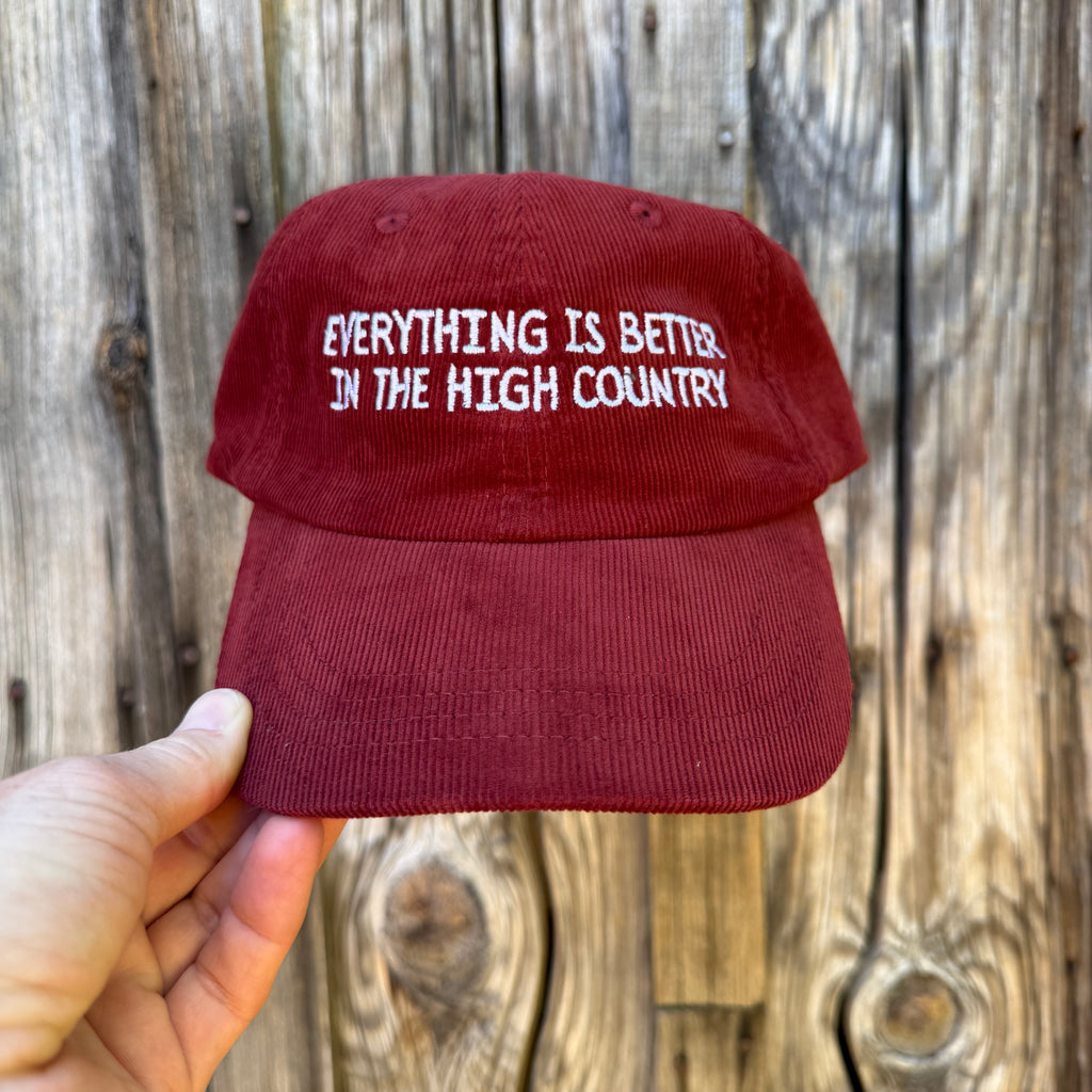 Corduroy Hat: Everything is Better in the High Country
