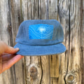 Corduroy Blue Hat: Dandelion + Topo