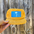 Corduroy Sun Gold Hat: Poppy + Yosemite Topo 01