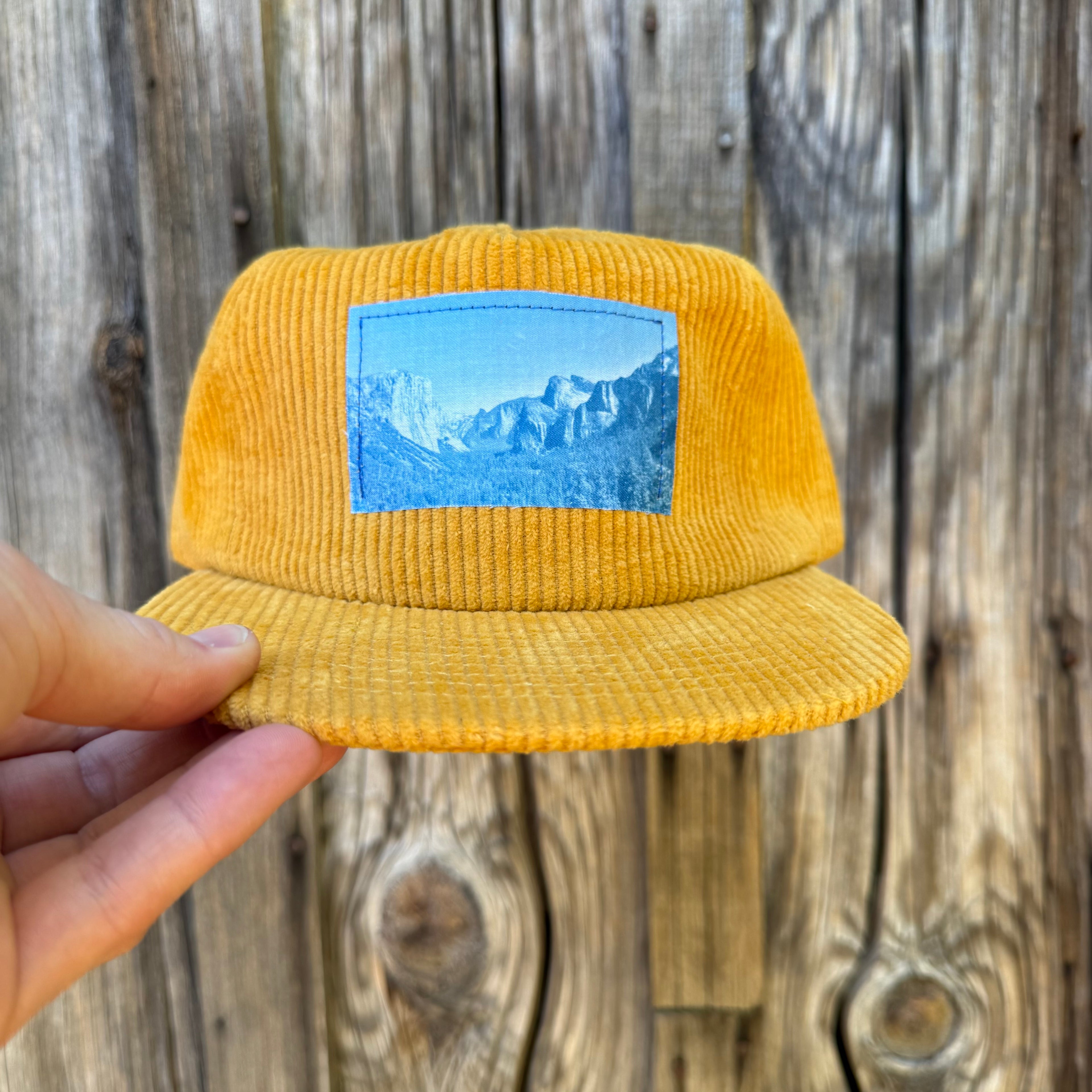 Corduroy Sun Gold Hat: Yosemite Tunnel View Photo