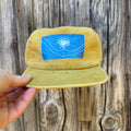 Washed Cotton Yellow Hat: Dandelion + Topo