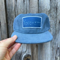 Corduroy Blue Hat: "Yosemite" Flowers