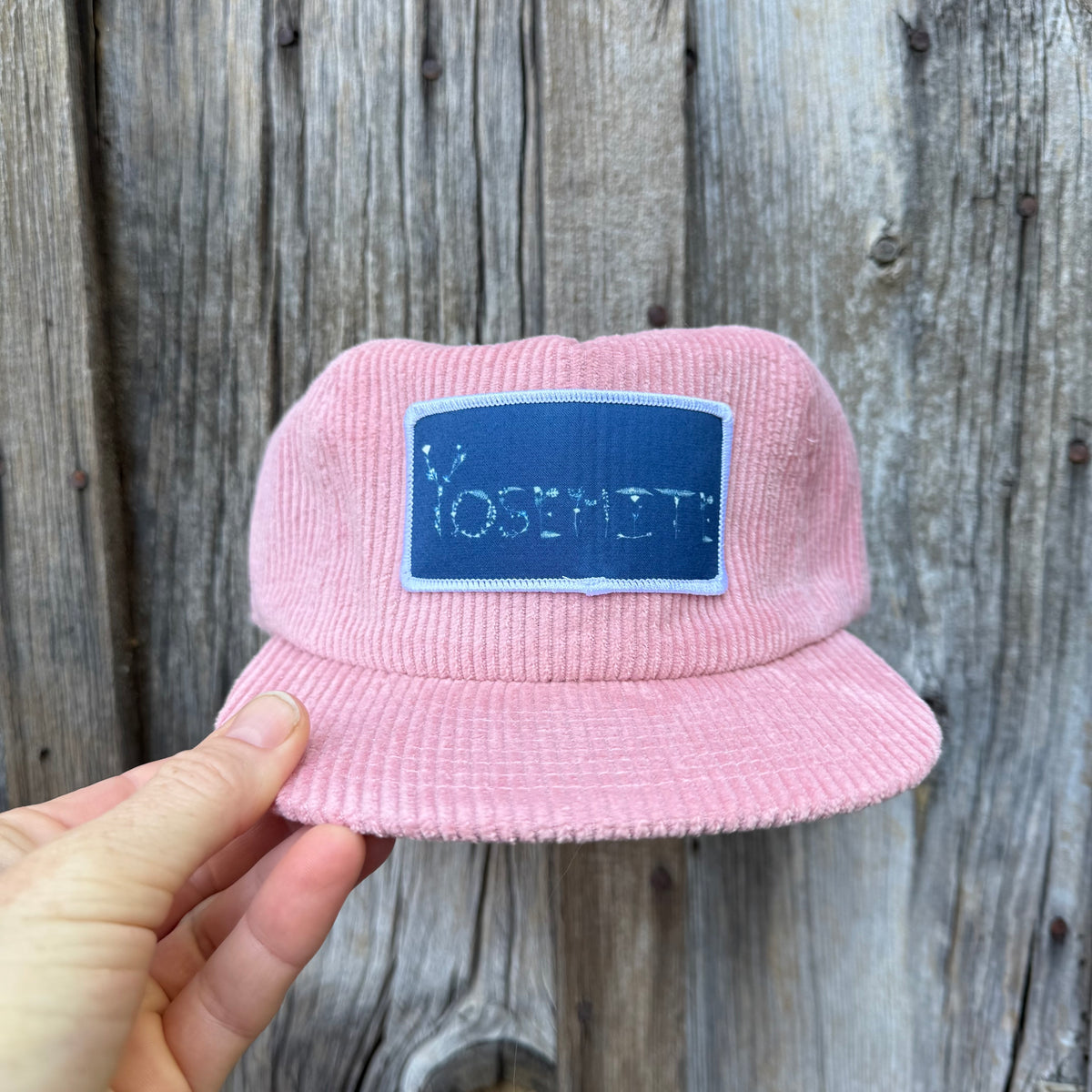 Corduroy Pink Hat: "Yosemite" Flowers