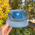 Corduroy Blue Hat 01: Dandelion + Topo