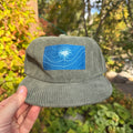 Corduroy Cactus Green Hat: Dandelion + Topo