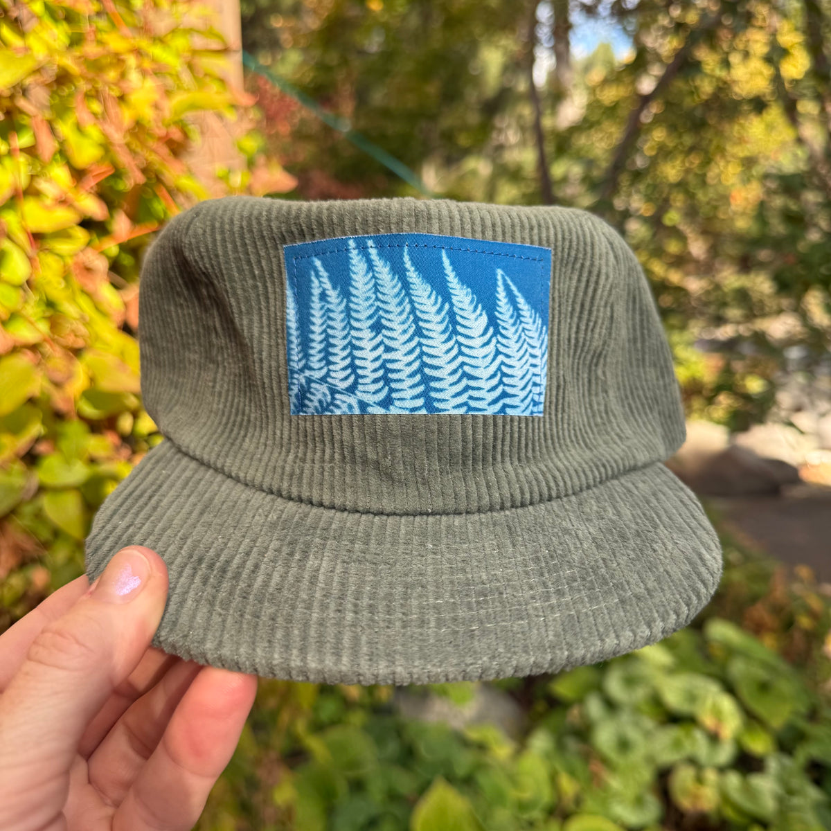 Corduroy Cactus Green Hat: Fern 02