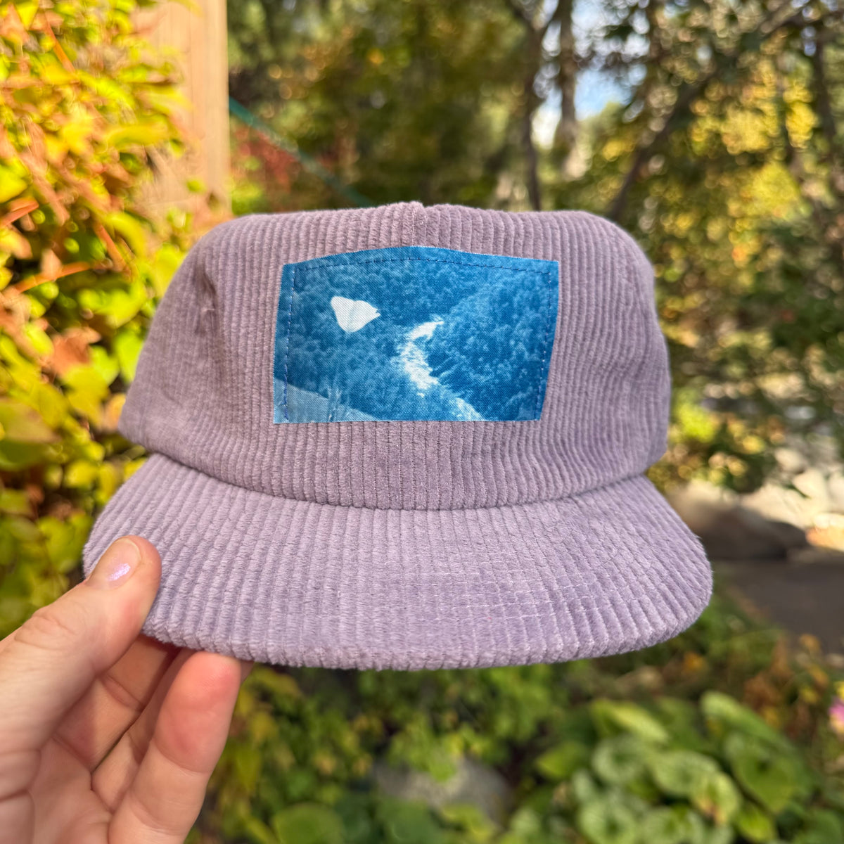 Corduroy Lavender Hat: California Poppies Photo