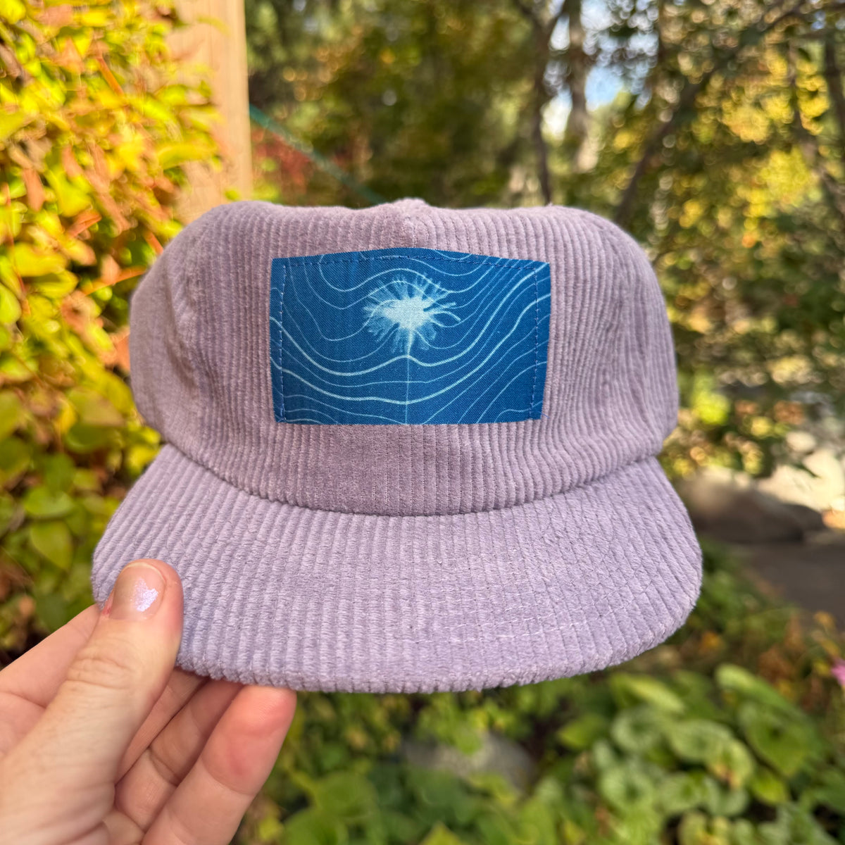 Corduroy Lavender Hat: Wildflower + Topo