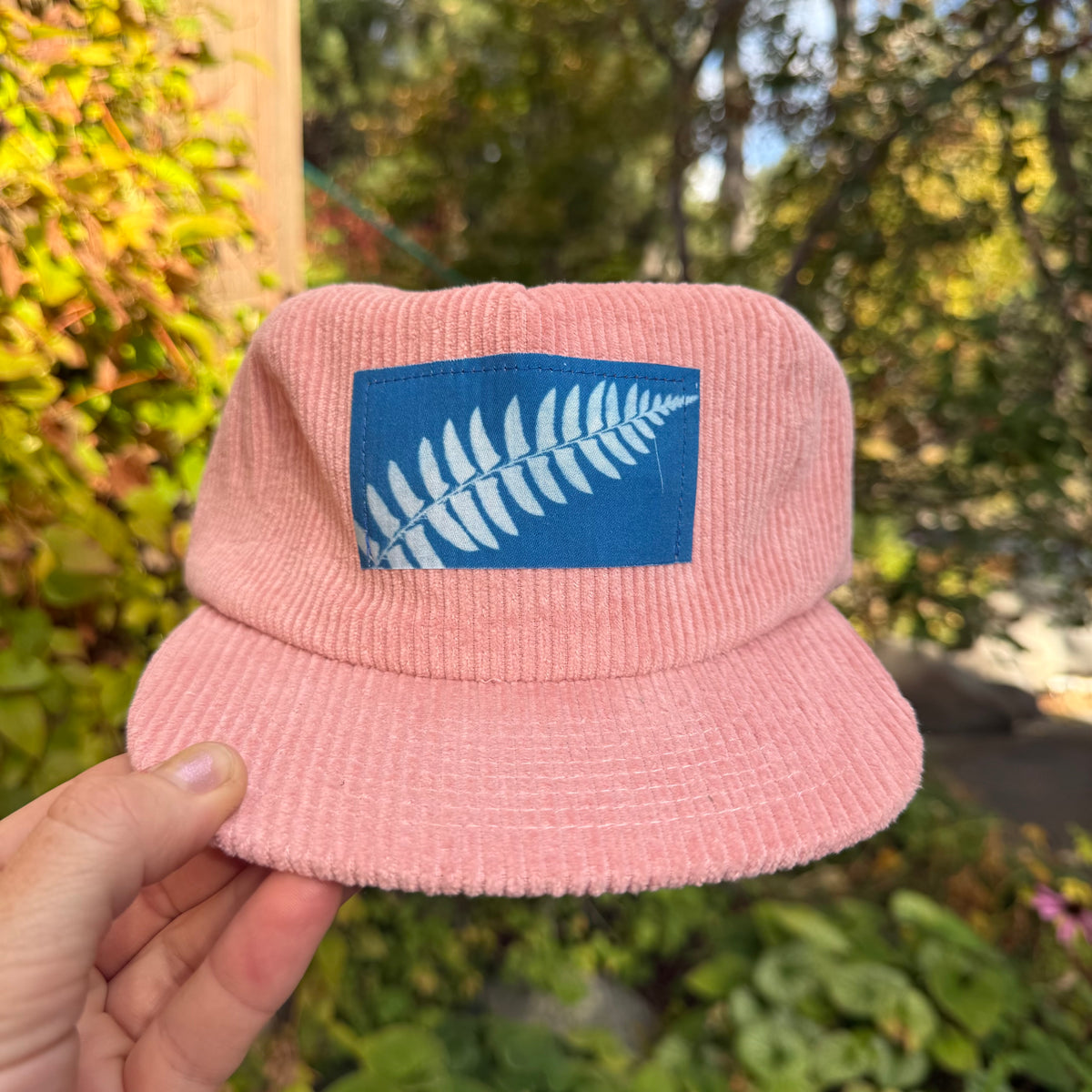 Corduroy Pink Hat: Fern 03