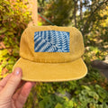 Washed Cotton Yellow Hat: Fern 01