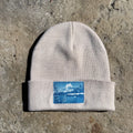 Wool-Blend Cream Beanie: Cathedral Peak Photo