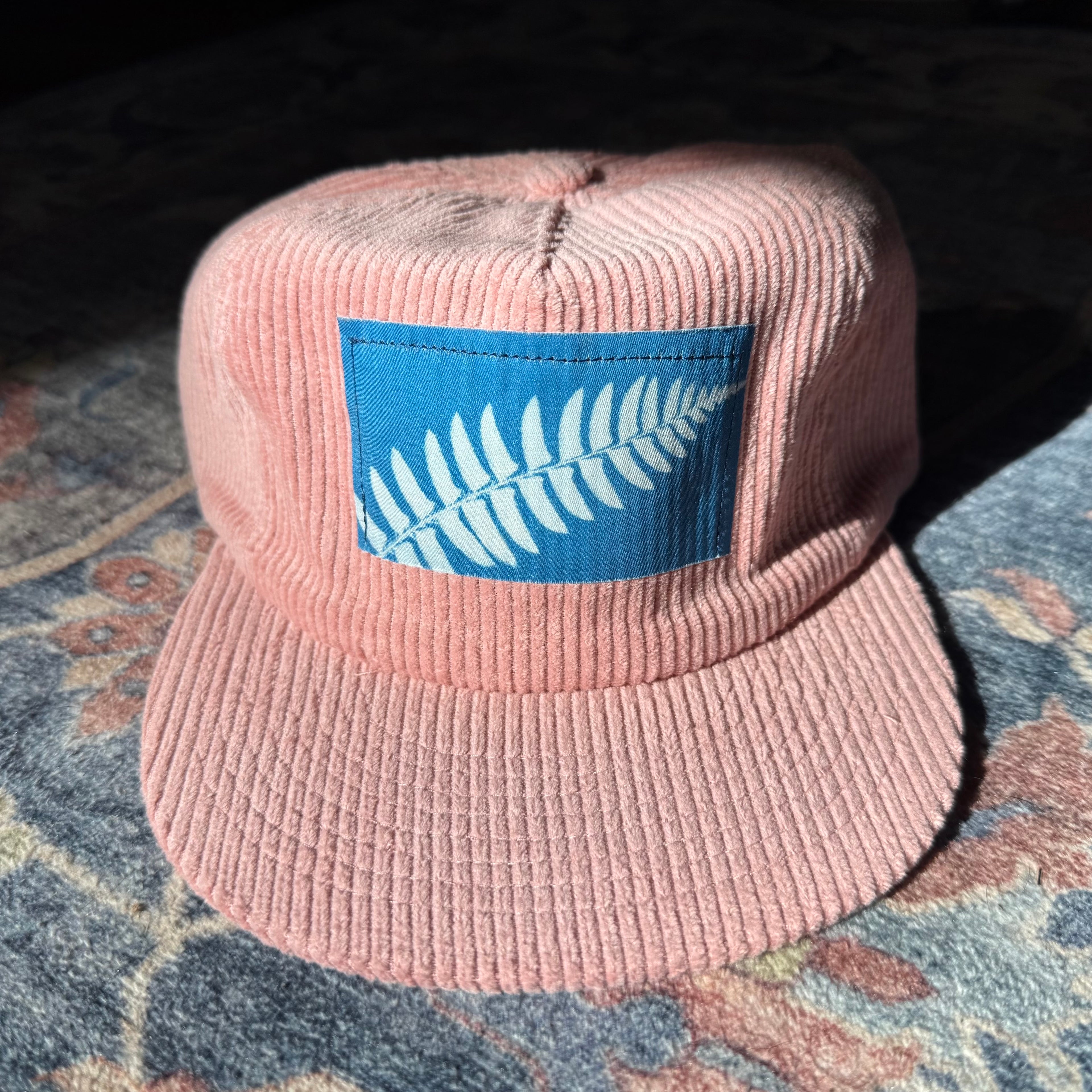 Pink Corduroy Hat: Fern 03