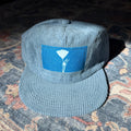 Corduroy Blue Hat: Poppy + Topo