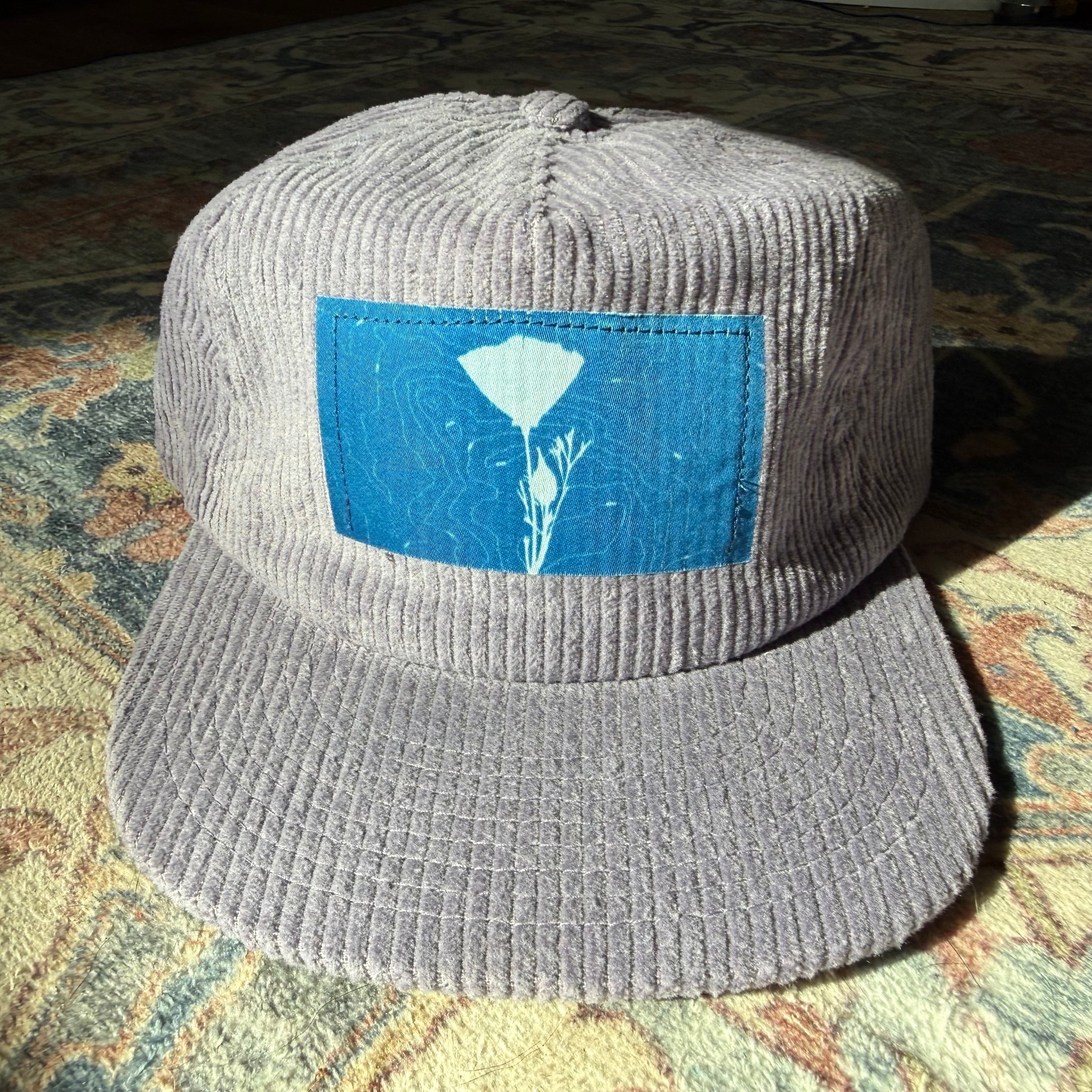Lavender Corduroy Hat: Poppy + Topo