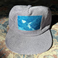 Lavender Corduroy Hat: California Poppies Photo