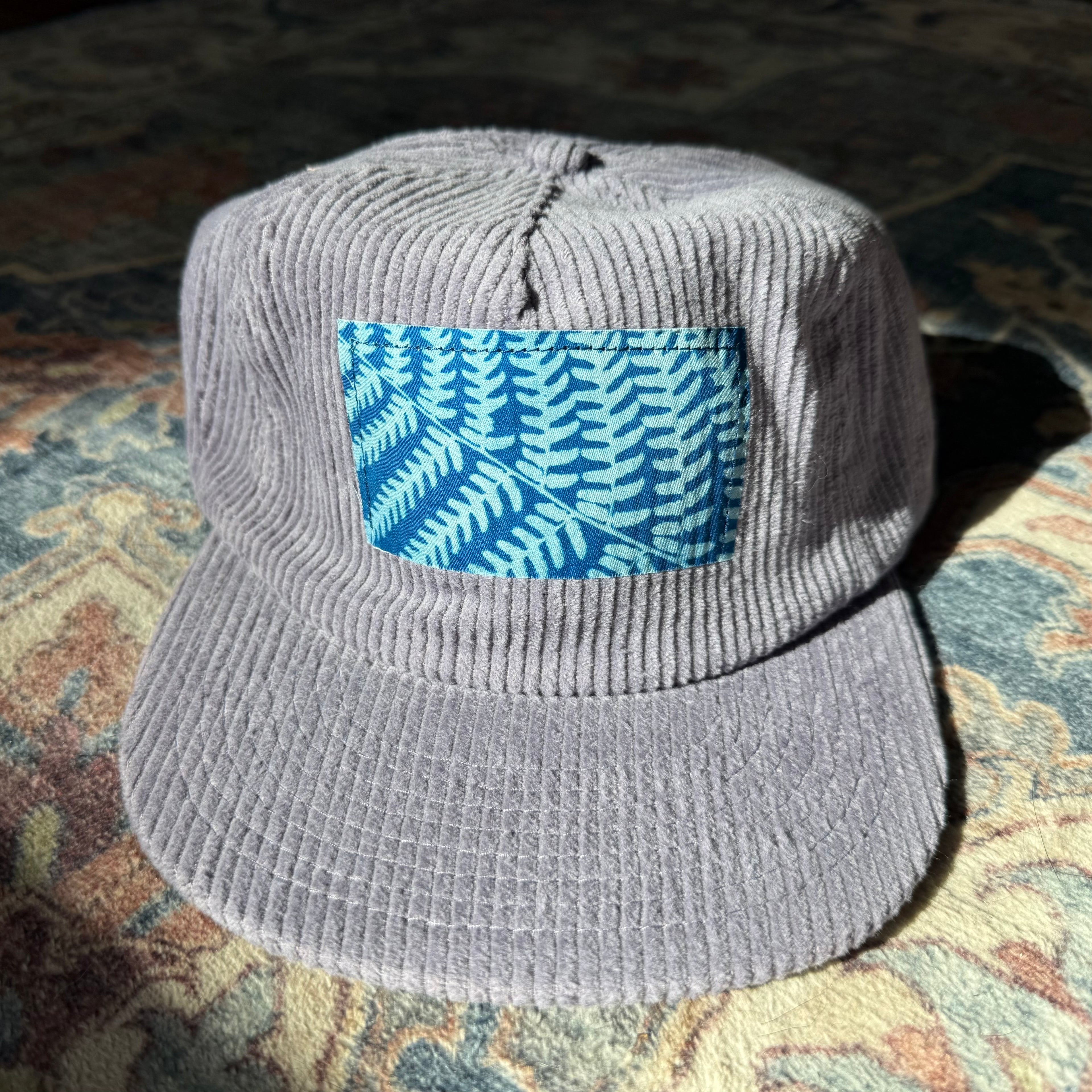 Lavender Corduroy Hat: Fern 01