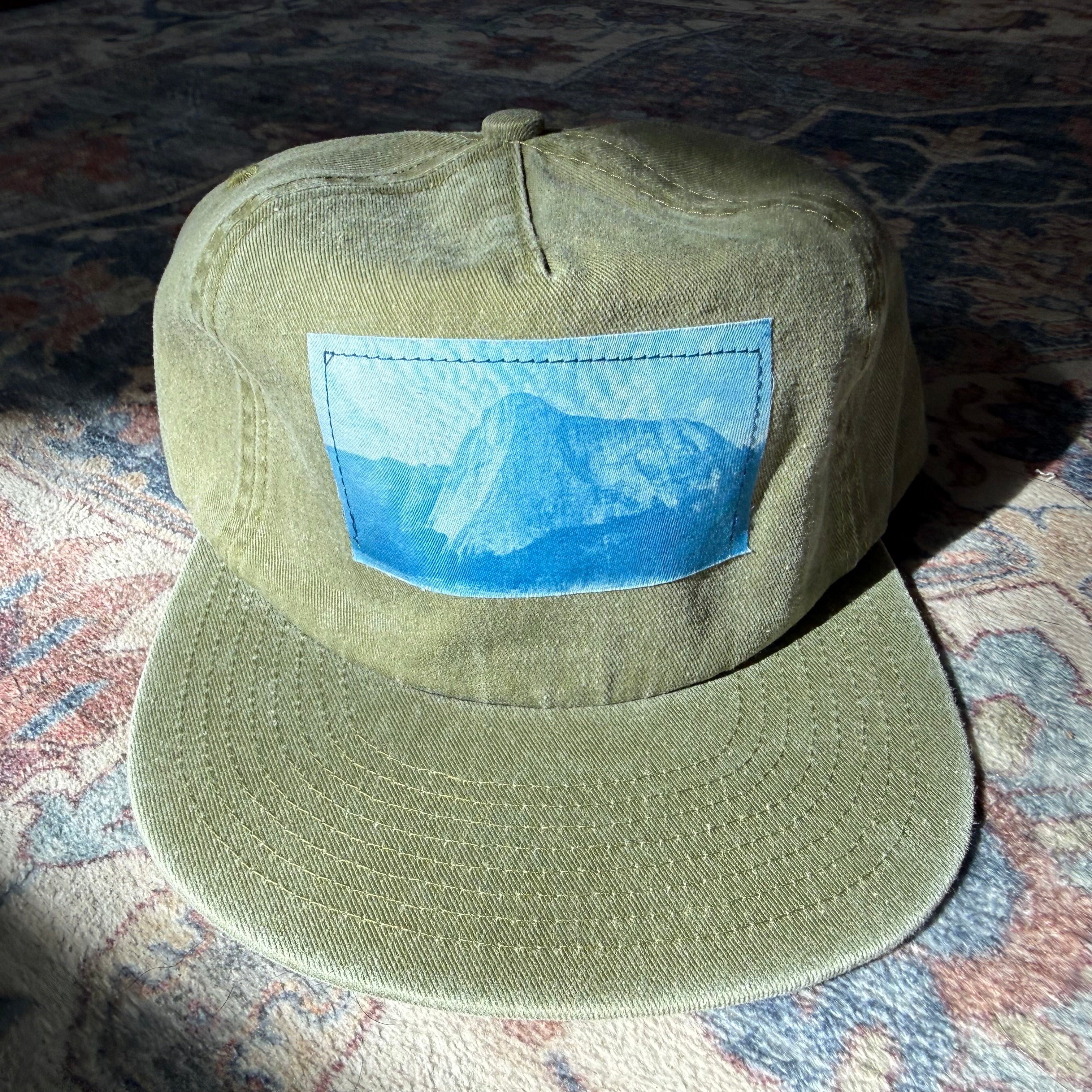 Washed Cotton Cactus Green Hat: El Capitan