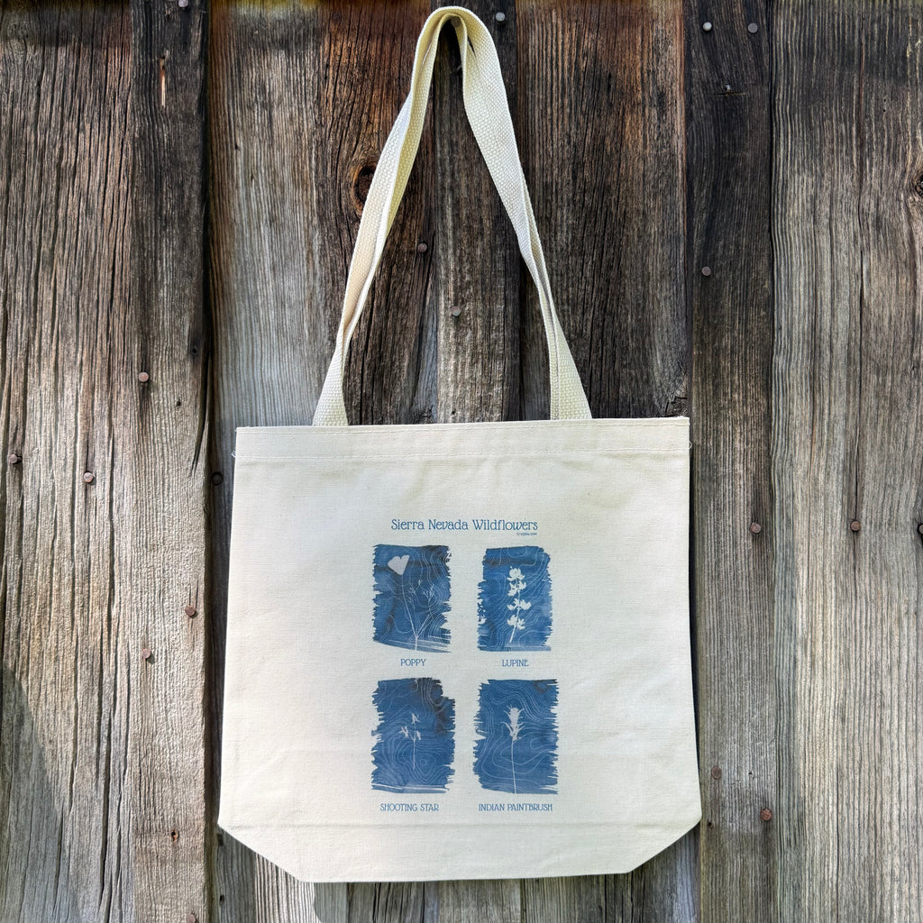 Tote Bag: Sierra Nevada Wildflowers